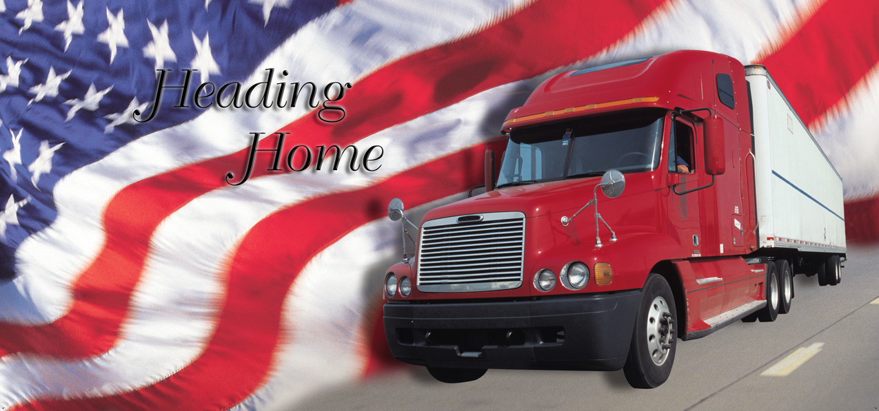 Heading Home Flag